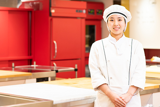 織田調理師専門学校で学び内定を得て調理師になった学生