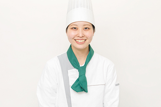 織田調理師専門学校調理技術経営学科内定者秋山さん