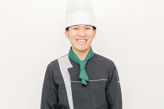 織田調理師専門学校調理技術経営学科内定者石田さん