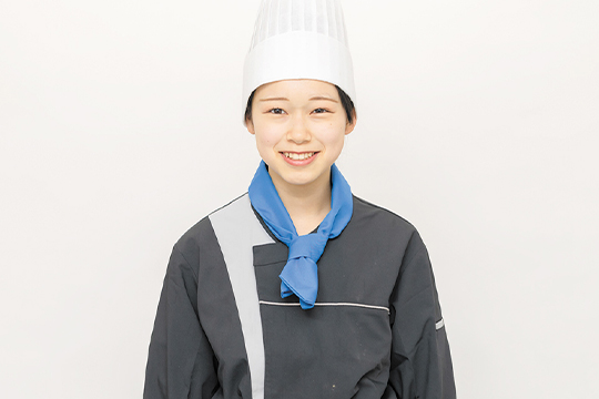織田調理師専門学校調理師科内定者久保野谷さん