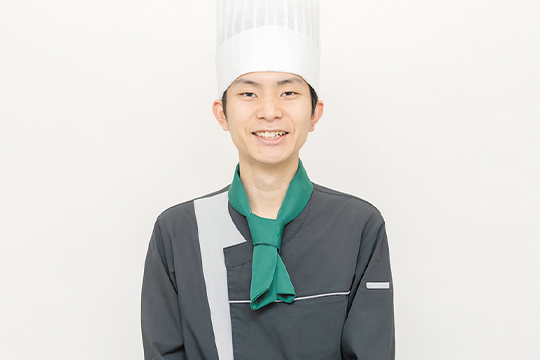 織田調理師専門学校調理技術経営学科内定者佐藤さん